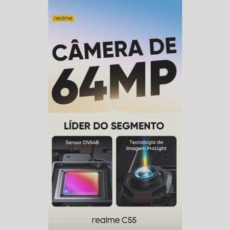 Imagem de Smartphone Realme C55 256/8Gb Ram - Preto Cor:Preto