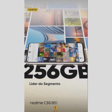Imagem de Smartphone Realme C55 256/8Gb Ram - Preto Cor:Preto