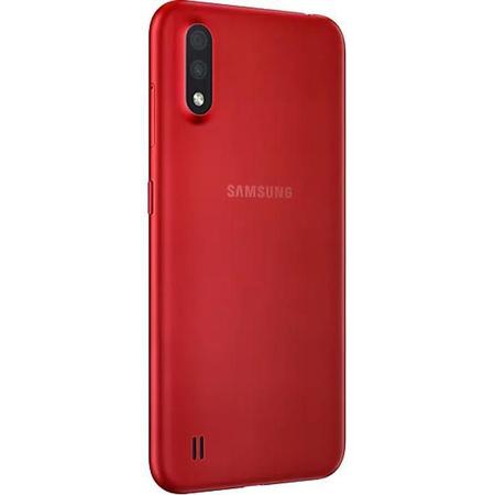 Imagem de Smartphone Samsung Galaxy A01, 5,7”, 32 GB, Câmera Dupla, Vermelho