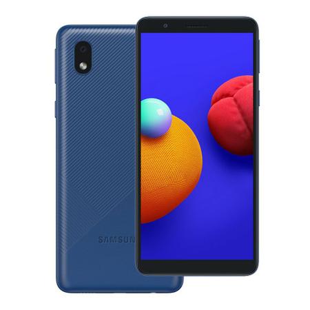 Imagem de Smartphone Samsung Galaxy A01 Core 32GB 2GB RAM Tela Infinita de 5.3" Azul