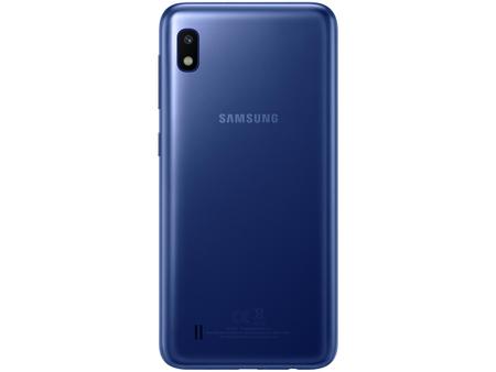 Imagem de Smartphone Samsung Galaxy A10 32GB Azul 4G 2GB RAM 6,2” Câm. 13MP + Câm. Selfie 5MP