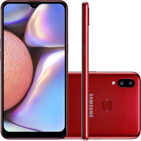 Imagem de Smartphone Samsung Galaxy A10s 32GB Dual Chip Android 9.0 Tela 6.2" Octa-Core 2G Câmera Dupla Traseira 13MP + 2MP - Vermelho