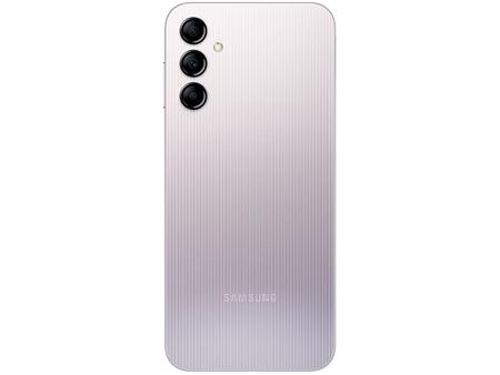 Imagem de Smartphone Samsung Galaxy A14 128GB Prata 4G Octa-Core 4GB RAM 6,6" Câm. Tripla + Selfie 13MP Dual Chip