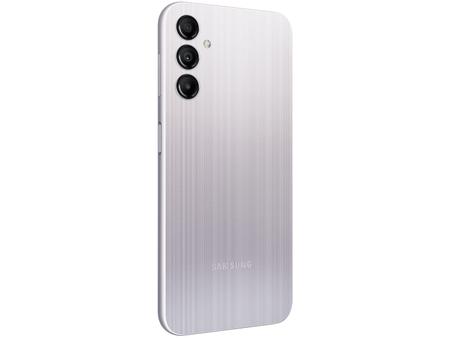 Imagem de Smartphone Samsung Galaxy A14 64 GB Prata 4G Octa-Core 4GB RAM 6,6" Câm. Tripla + Selfie 13MP Dual Chip