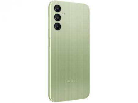 Imagem de Smartphone Samsung Galaxy A14 64 GB Verde Lima 4G Octa-Core 4GB RAM 6,6" Câm. Tripla + Selfie 13MP Dual Chip
