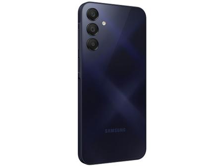 Imagem de Smartphone Samsung Galaxy A15 6,5" 128GB Azul Escuro 4G 4GB RAM Câm. Tripla 50MP + Selfie 13MP 5000mAh Dual Chip
