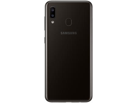 Imagem de Smartphone Samsung Galaxy A20 32GB Preto 4G 3GB RAM Tela 6,4” Câm. Dupla + Câm. Selfie 8MP