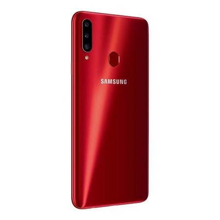 Imagem de Smartphone Samsung Galaxy A20s, Vermelho, Tela 6.5", 4G+WI-Fi, Android 9, Câm Traseira 13+5+8MP e Frontal 8MP, 32GB