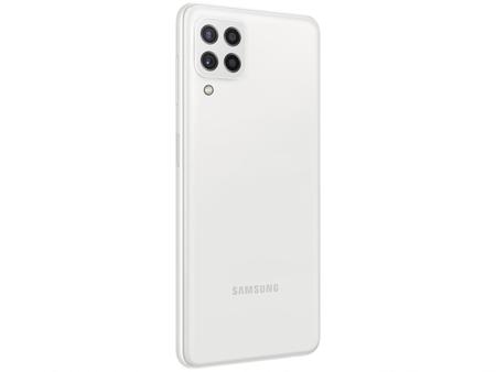 Imagem de Smartphone Samsung Galaxy A22 128GB Branco 4G 4GB RAM Tela 6,4” Câm. Quádrupla + Selfie 13MP