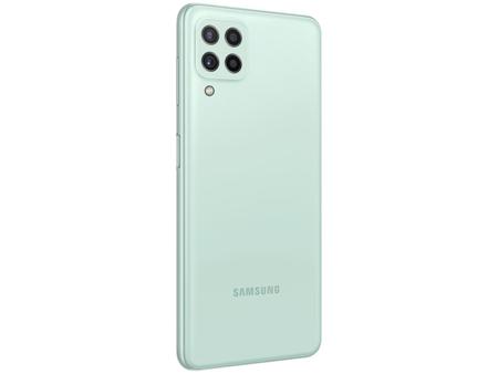 Imagem de Smartphone Samsung Galaxy A22 128GB Verde 4G - 4GB RAM Tela 6,4” Câm. Quádrupla + Selfie 13MP