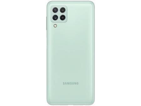 Imagem de Smartphone Samsung Galaxy A22 128GB Verde 4G - 4GB RAM Tela 6,4” Câm. Quádrupla + Selfie 13MP
