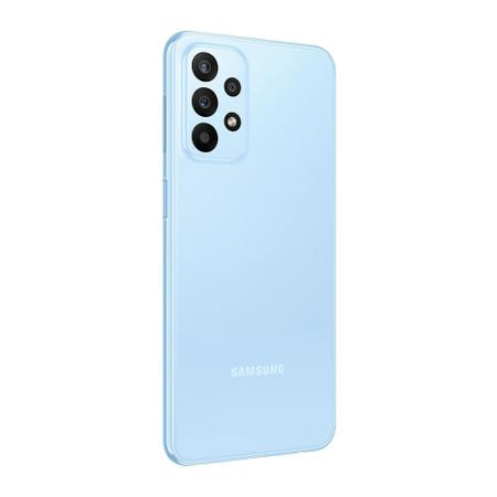 Imagem de Smartphone Samsung Galaxy A23 Azul 128GB 4GB RAM Tela Infinita 6.6" Câmera Traseira Quádrupla Bateria de 5000mAh Dual Chip e Octa Core