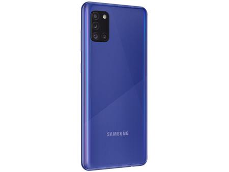 Imagem de Smartphone Samsung Galaxy A31 128GB Azul 4G - Octa-Core 4GB RAM Tela 6,4” Câm.Quádrupla + Selfie