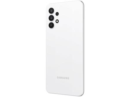 Imagem de Smartphone Samsung Galaxy A32 128GB Branco 4G 4GB RAM Tela 6,4” Câm. Quádrupla + Selfie 20MP