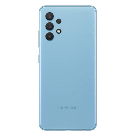 Smartphone Samsung Galaxy A32,Azul,Tela de 6.4",4G+Wi-Fi+NFC,And.11,Câm. Tras. de 64+8+5+2MP,Frontal de 20MP,128GB - Celular Básico - Magazine Luiza