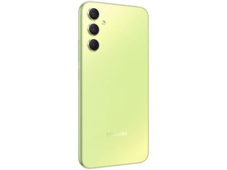 Imagem de Smartphone Samsung Galaxy A34 128GB Verde Lima 5G Octa-Core 6GB RAM 6,6" Câm. Tripla + Selfie 13MP Dual Chip