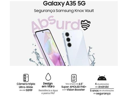 Imagem de Smartphone Samsung Galaxy A35 256GB Rosa