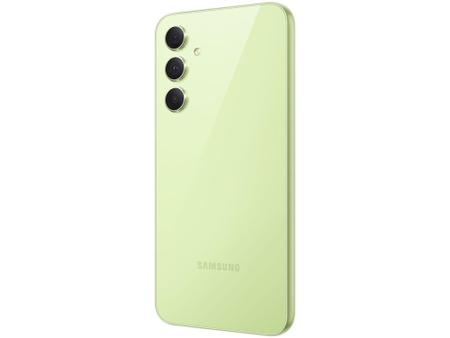 Imagem de Smartphone Samsung Galaxy A54 128GB Verde Lima 5G Octa-Core 8GB RAM 6,4" Câm. Tripla + Selfie 32MP