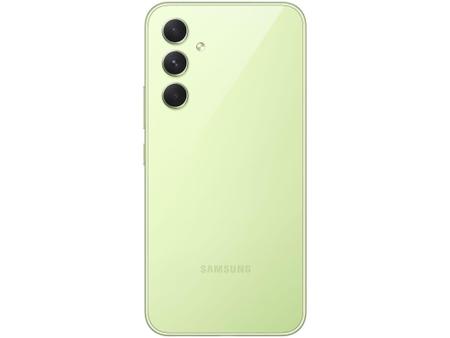 Imagem de Smartphone Samsung Galaxy A54 128GB Verde Lima 5G Octa-Core 8GB RAM 6,4" Câm. Tripla + Selfie 32MP