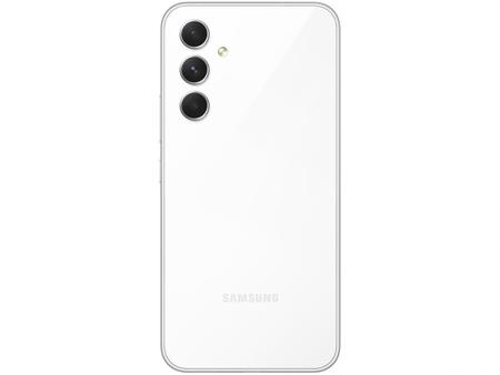 Imagem de Smartphone Samsung Galaxy A54 256GB Branco Lima 5G Octa-Core 8GB RAM 6,4" Câm. Tripla + Selfie 32MP Dual Chip