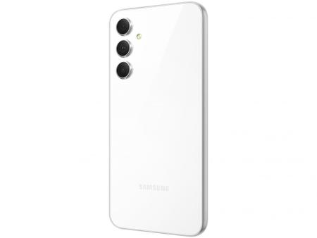 Imagem de Smartphone Samsung Galaxy A54 256GB Branco Lima 5G Octa-Core 8GB RAM 6,4" Câm. Tripla + Selfie 32MP