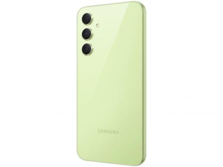 Imagem de Smartphone Samsung Galaxy A54 256GB Verde Lima 5G Octa-Core 8GB RAM 6,4" Câm. Tripla + Selfie 32MP