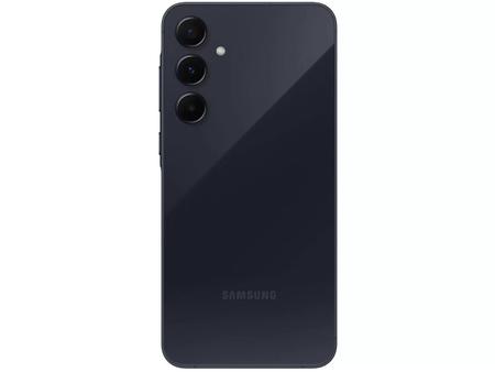 Imagem de Smartphone Samsung Galaxy A55 128GB - Azul Escuro, 5G, Câmera Tripla 50MP + Selfie 32MP, RAM 8GB, Tela 6.6"