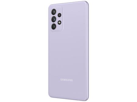 Imagem de Smartphone Samsung Galaxy A72 128GB Violeta 4G - 6GB RAM Tela 6,7” Câm. Quádrupla + Selfie 32MP