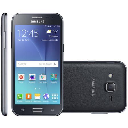 Imagem de Smartphone Samsung Galaxy J200 SM-J200 Tela 4.7 Android 5.1 TV Digital Câmera 5MP Dual Chip
