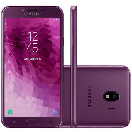Imagem de Smartphone Samsung Galaxy J4 Dual Chip Tela 5.5 4G+WiFi Android 8.0, 13MP 32GB - Violeta