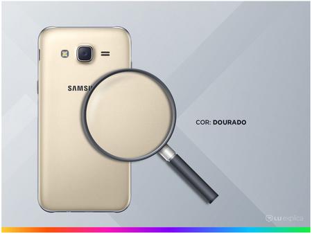 Imagem de Smartphone Samsung Galaxy J5 Duos 16GB Dourado