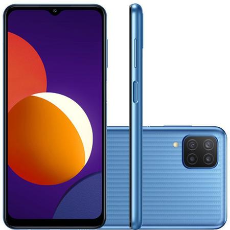 Imagem de Smartphone Samsung Galaxy M12 64GB Tela 6.5" Dual Chip 4GB RAM Câmera Quádrupla Azul