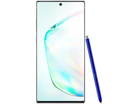 Smartphone Samsung Galaxy Note 10+ 256GB Prata 4G - 12GB RAM 6,8