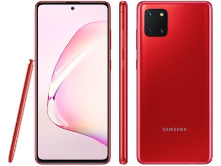 Smartphone Samsung Galaxy Note 10 Lite, Vermelho , Tela 6.7, Câm  12+12+12MP e Frontal 32MP, 128GB - Galaxy Note 10 - Magazine Luiza