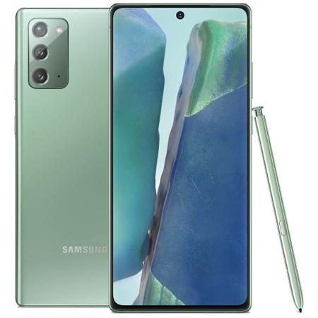 Smartphone Samsung Galaxy Note 20, Verde, Tela 6.7,Android 10