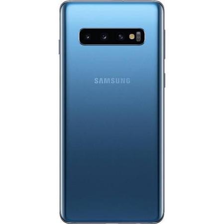 Imagem de Smartphone Samsung Galaxy S10, 128GB, Tela 6.1 Pol., Câmera Tripla Traseira 12MP + 12MP + 16MP - Azul