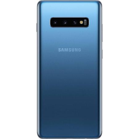 Imagem de Smartphone Samsung Galaxy S10+ 128GB, Tela 6.4 Pol., Câmera Tripla Traseira 12MP + 12MP + 16MP - Azul