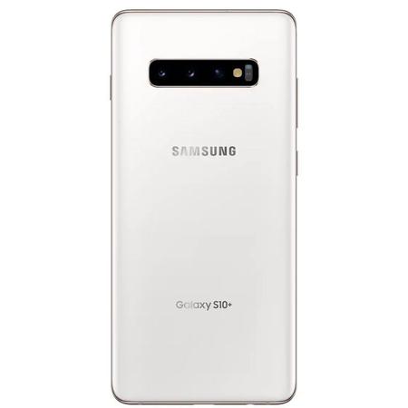 Imagem de Smartphone Samsung Galaxy S10 Plus Branco 128GB Dual Chip Tela 6,4" OctaCore Câmera Traseira Tripla