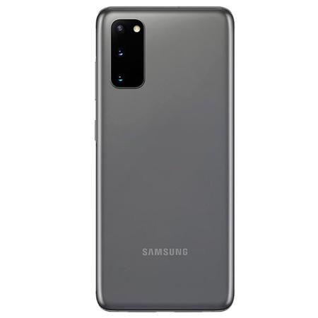 Imagem de Smartphone Samsung Galaxy S20, Cinza, Tela 6.2", 4G+Wi-Fi+NFC, Android, Câm Traseira 64+12+12MP e Frontal 10MP, 128GB