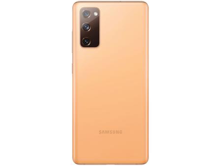 Imagem de Smartphone Samsung Galaxy S20 FE 128GB Cloud - Orange 4G 6GB RAM 6,5” Câm. Tripla + Selfie 32MP