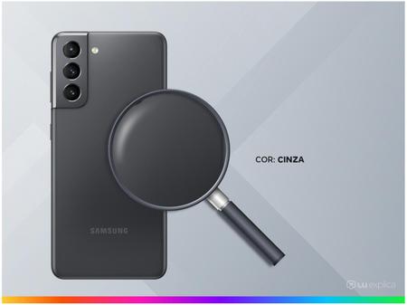 Imagem de Smartphone Samsung Galaxy S21 128GB Cinza 5G - 8GB RAM Tela 6,2” Câm. Tripla + Selfie 10MP