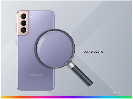 Imagem de Smartphone Samsung Galaxy S21 128GB Violeta 5G - 8GB RAM Tela 6,2” Câm. Tripla + Selfie 10MP