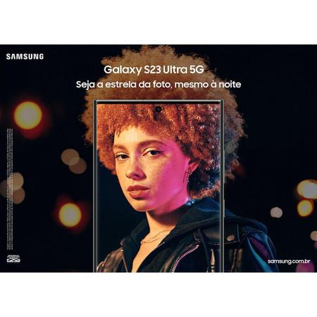 Smartphone Samsung Galaxy S23 Ultra 5G 512GB 12GB RAM Tela 6.8 Câmera  Quádrupla e Frontal de 12MP Preto SE