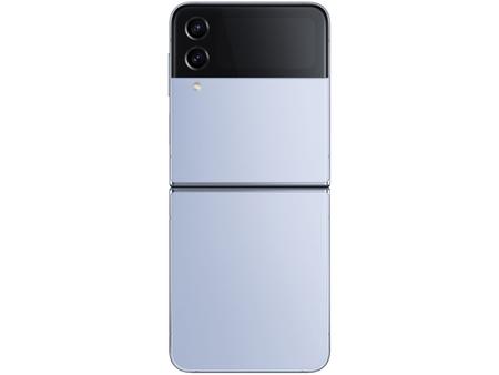 Imagem de Smartphone Samsung Galaxy Z Flip4 128GB Azul 5G Octa-Core 8GB RAM Câm. Dupla + Selfie 10MP