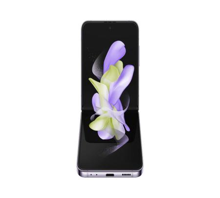 Imagem de Smartphone Samsung Galaxy Z Flip4 - Violeta, 5G, com tela dobrável de 6.7", 128GB, 8GB de RAM, Câmera Dupla 12MP + 12MP