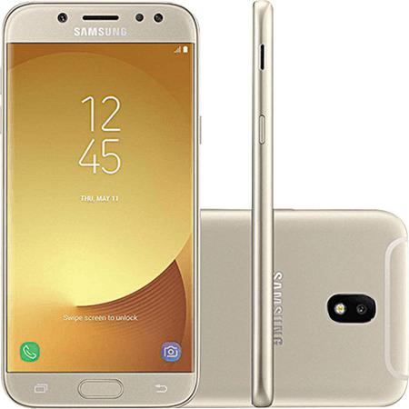 Imagem de Smartphone Samsung J5 Pro J530G 32GB Desbloqueado Dual Chip. Tela 5.2". 4G/Wi-Fi e 13MP - Dourado