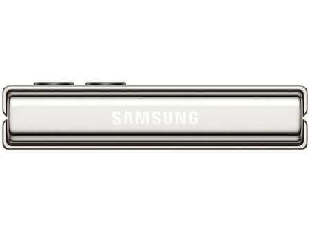 Imagem de Smartphone Samsung Z Flip 5 512GB Creme 5G Snapdragon 8GB RAM 6,7" Câm. Dupla + Selfie 10MP Dual Chip