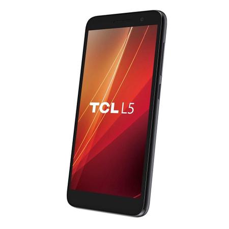 Imagem de Smartphone TCL L5, Preto, Tela de 5", 4G+Wi-Fi, Android 8, Câm. Tras. de 8MP, Frontal de 5MP, 16GB