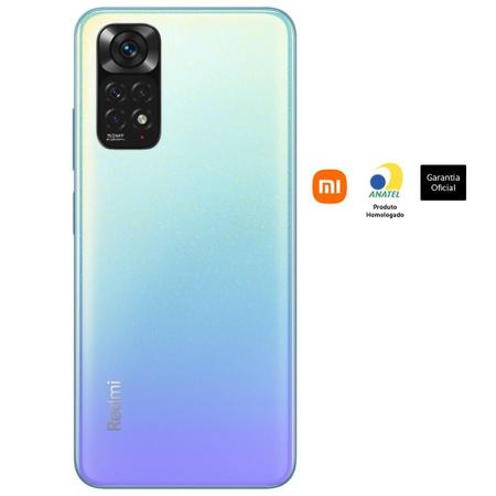 Smartphone Xiaomi Redmi Note 11, 128GB, Tela 6.43, Câmeras  50MP+8MP+2MP+2MP, Cinza, CX332CIN