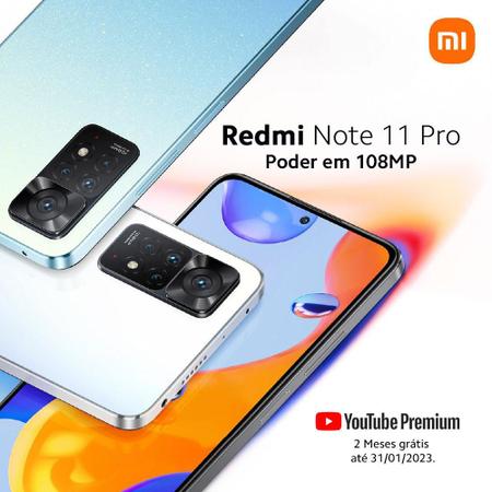 Smartphone Xiaomi Redmi Note 11 6GB RAM 128GB Câmera Quádrupla em